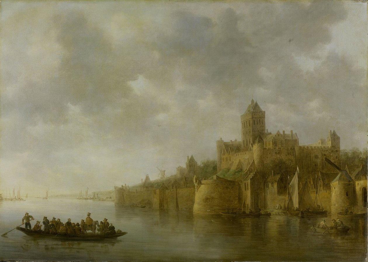 O Valkhof em Nijmegen de Jan Josephsz van Goyen