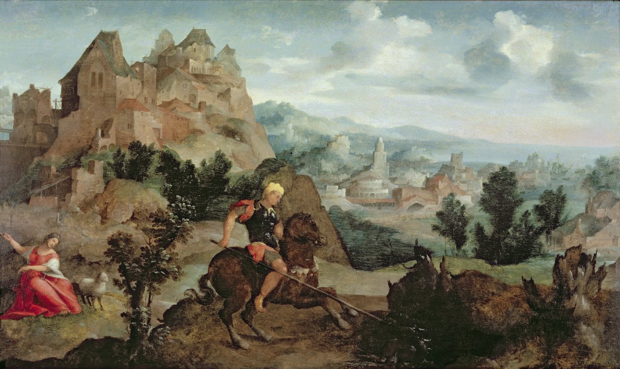 São Jorge e o Dragão de Jan van Scorel