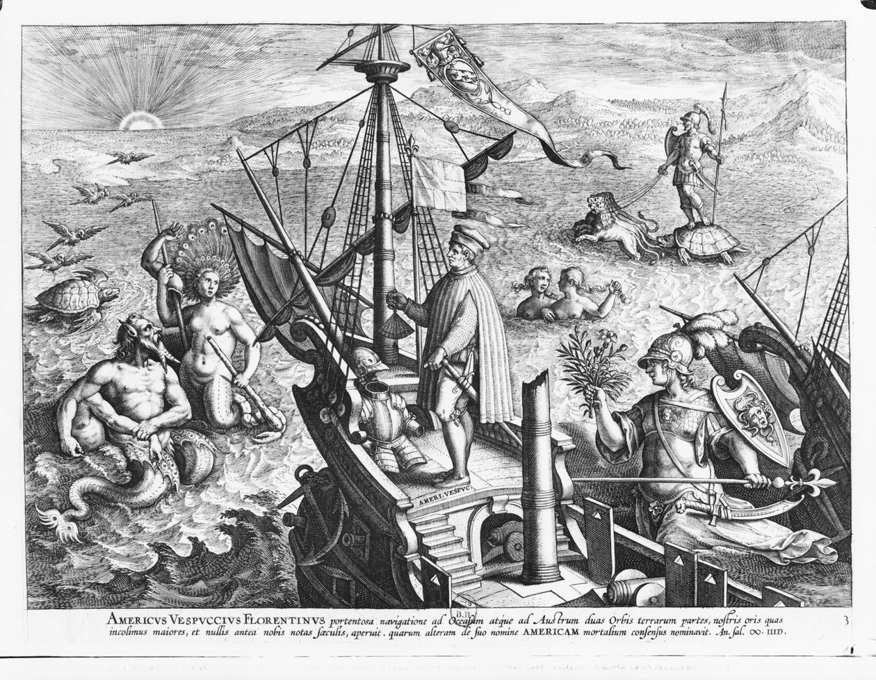 Amerigo Vespucci (1454-1512) de Jan van der Straet