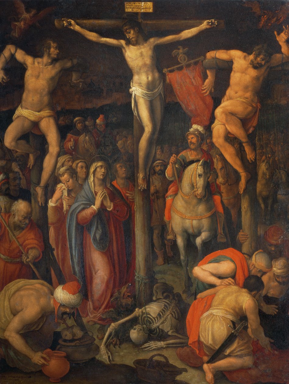 Crucificação, 1581 de Jan van der Straet