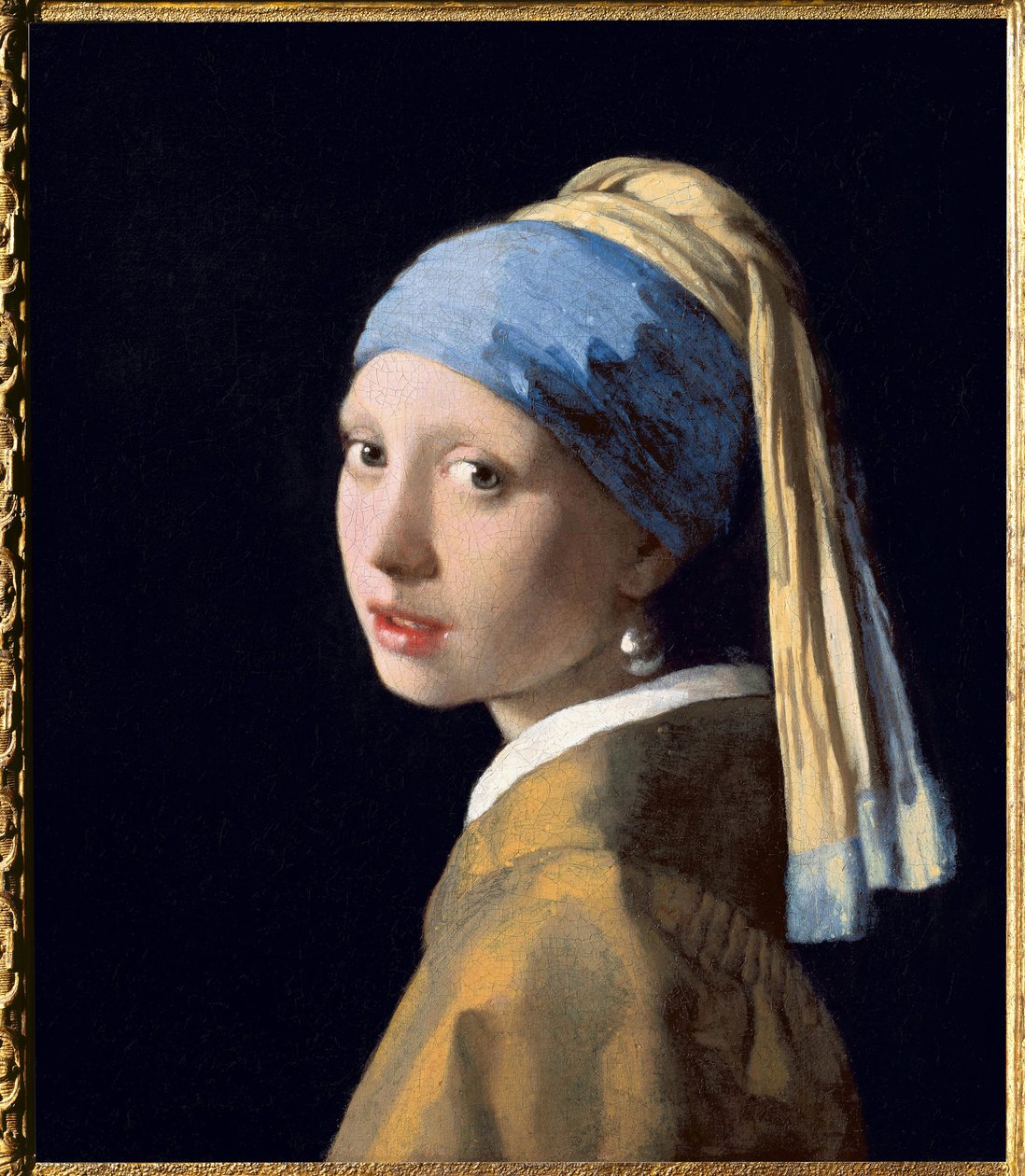 Rapariga com brinco de pérola, c.1665 (óleo sobre tela) de Jan (1632 75) Vermeer