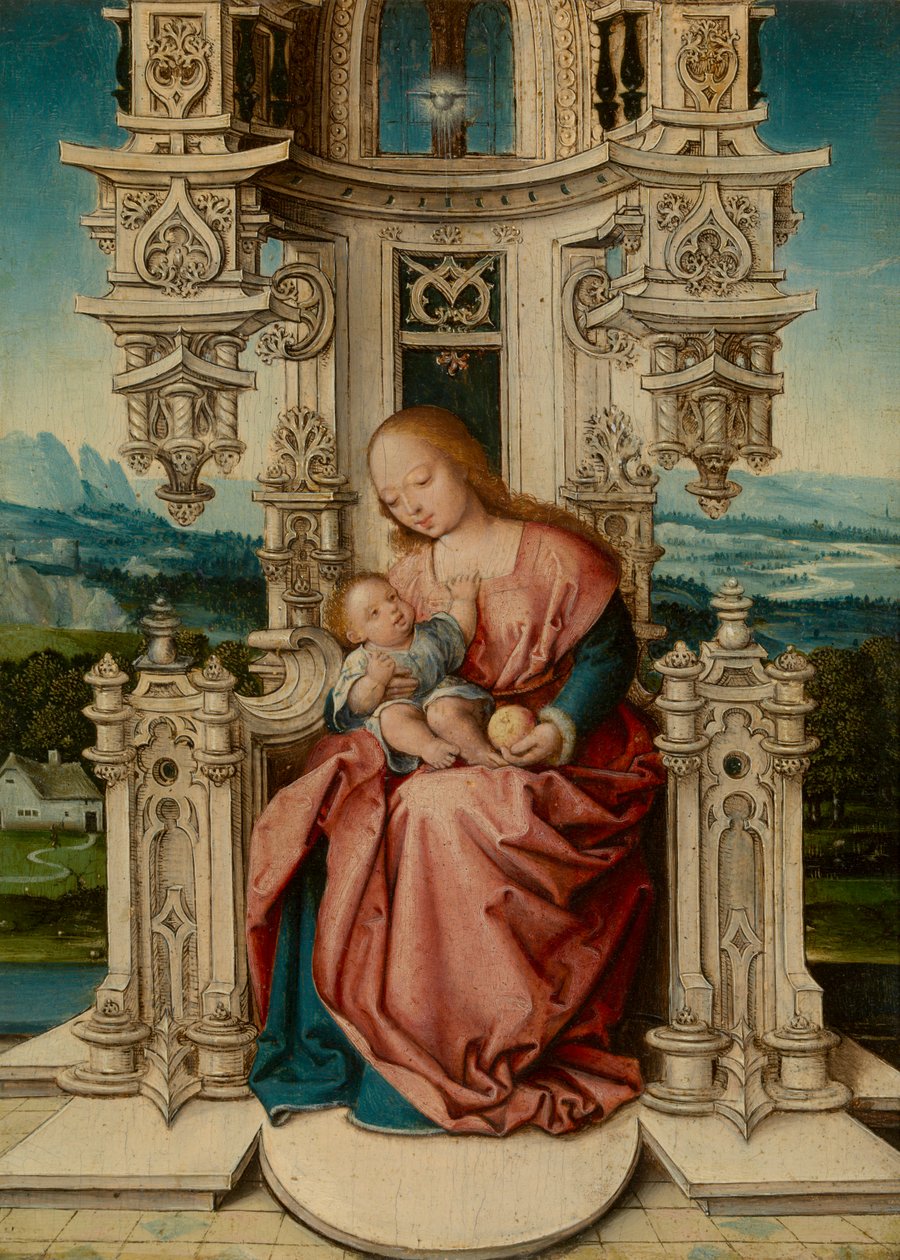 Madonna (óleo sobre painel) de Jan (c.1472 c.1533) Gossaert