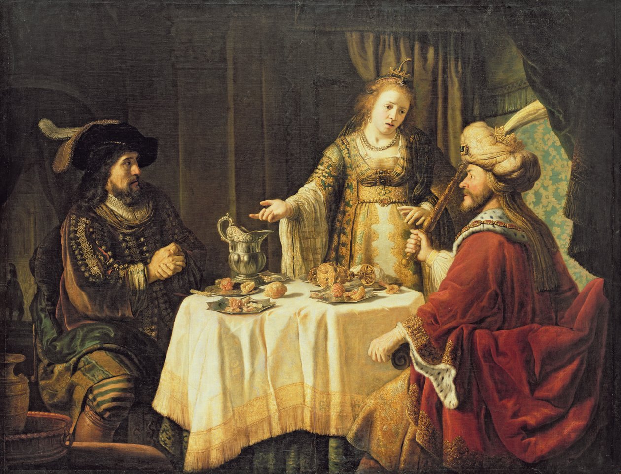 A refeição com Ester de Jan 1620 76 Victors