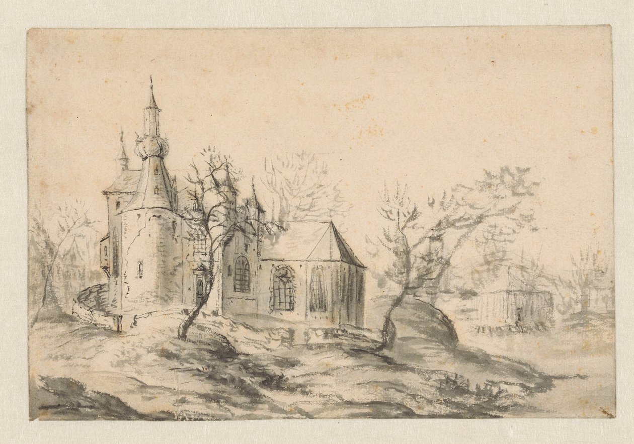 Igreja num tramo de Jan Abrahamsz. Beerstraten