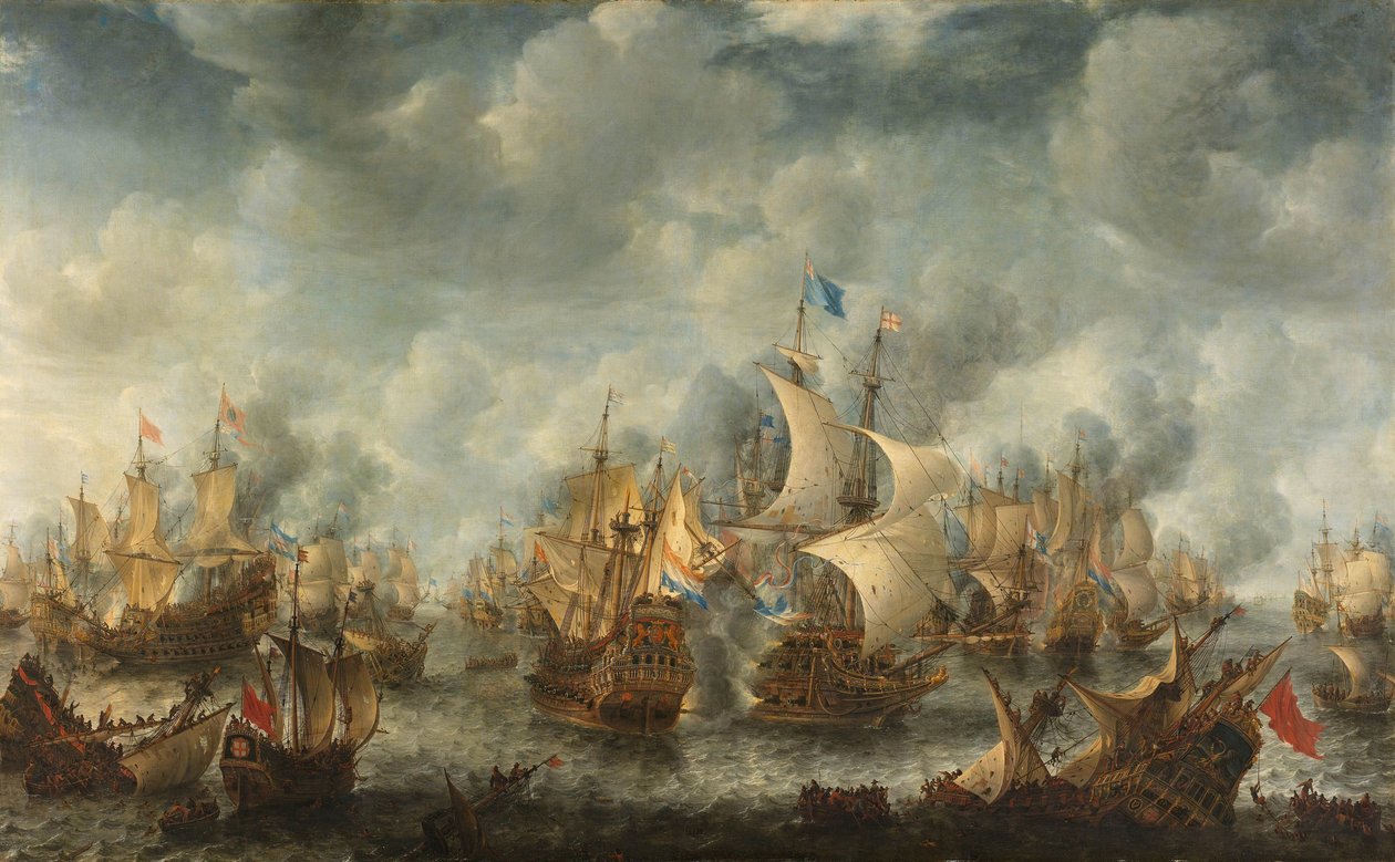 A Batalha de Terheide A Batalha de Terheide, 10 de agosto de 1653 de Jan Abrahamsz. Beerstraten