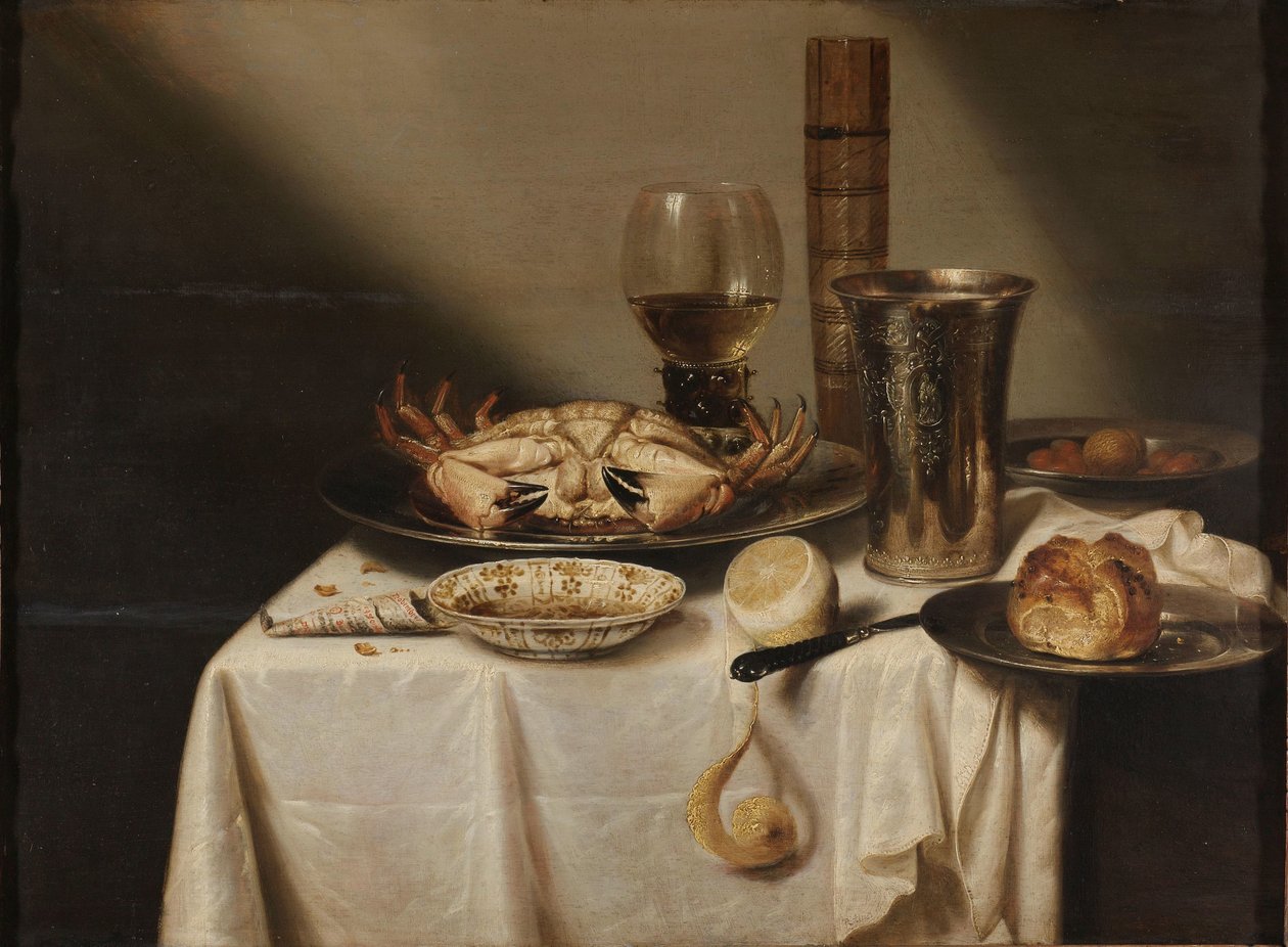 Natureza morta de Jan Albertsz. Rotius (signed by artist)
