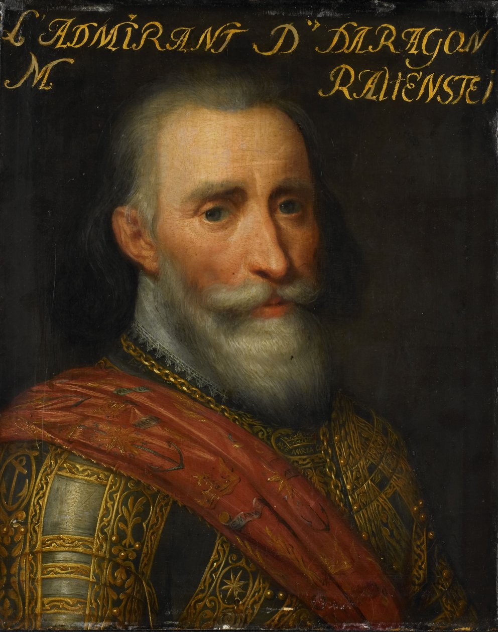 Portrait of Francisco Hurtado de Mendoza, c.1609-1633 (oil on panel) de Jan Anthonisz. van Ravesteyn
