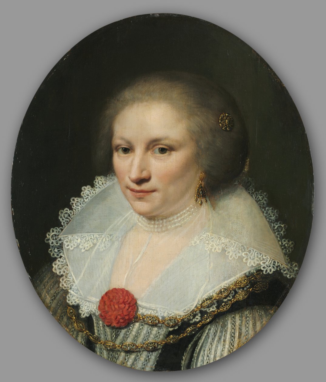 Retrato de uma Mulher de Jan Anthonisz. van Ravesteyn
