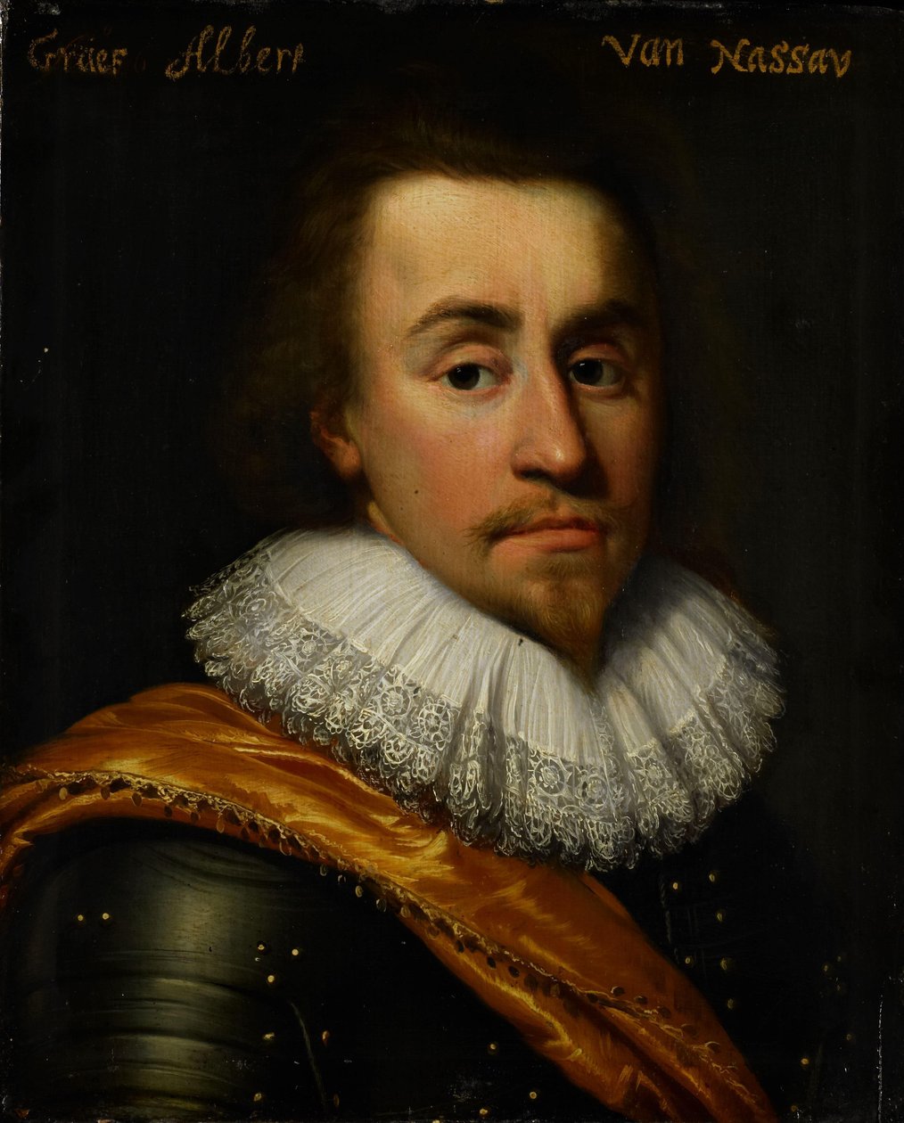 Retrato de Albert, Conde de Nassau-Dillenburg de Jan Antonisz van Ravesteyn (workshop of)
