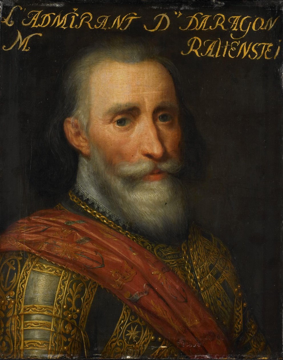 Retrato de Francisco Hurtado de Mendoza, Almirante de Aragão de Jan Antonisz van Ravesteyn (workshop of)
