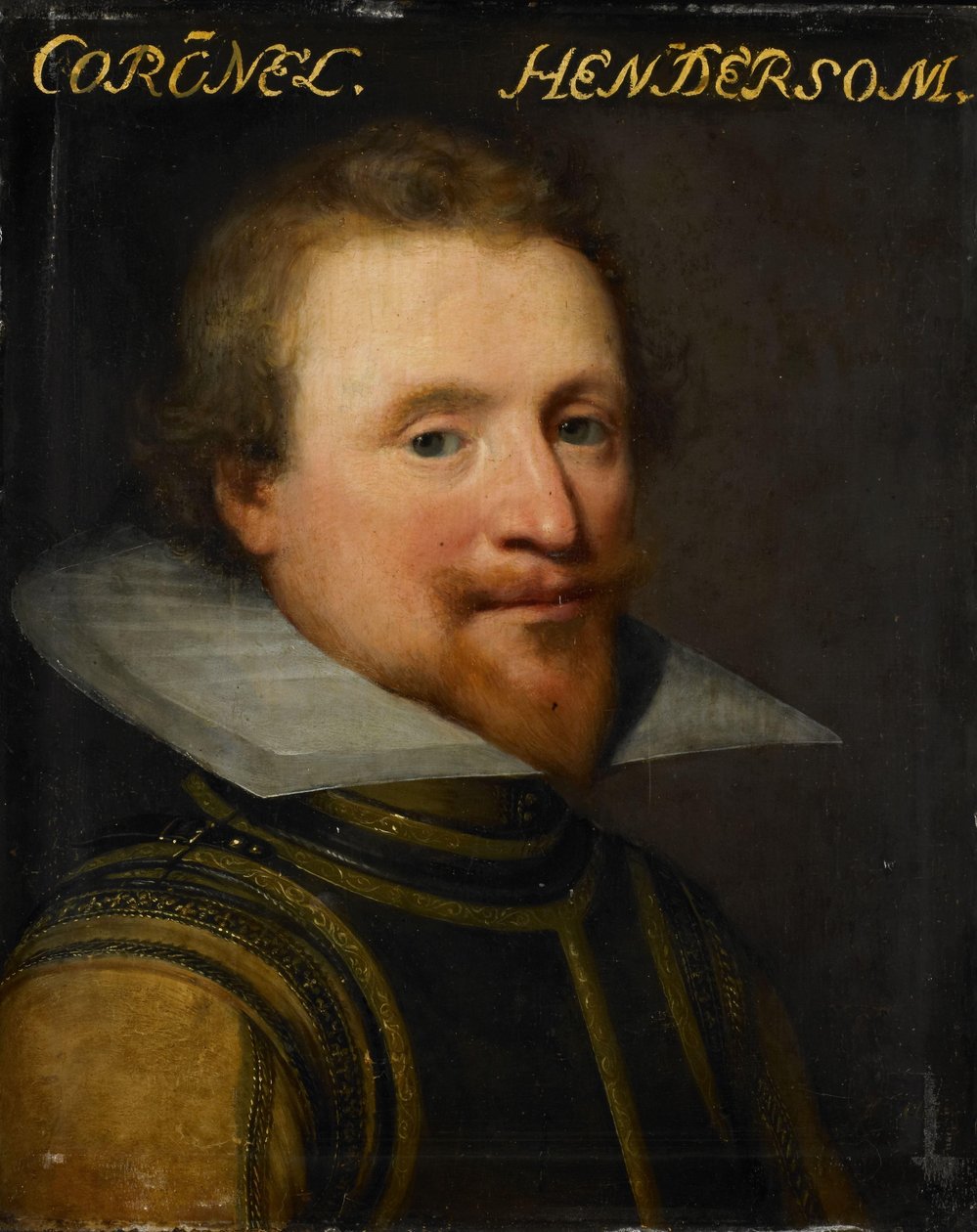 Retrato de Sir Robert Henderson de Tunnegask, Coronel da Guarda Escocesa de Jan Antonisz van Ravesteyn (workshop of)