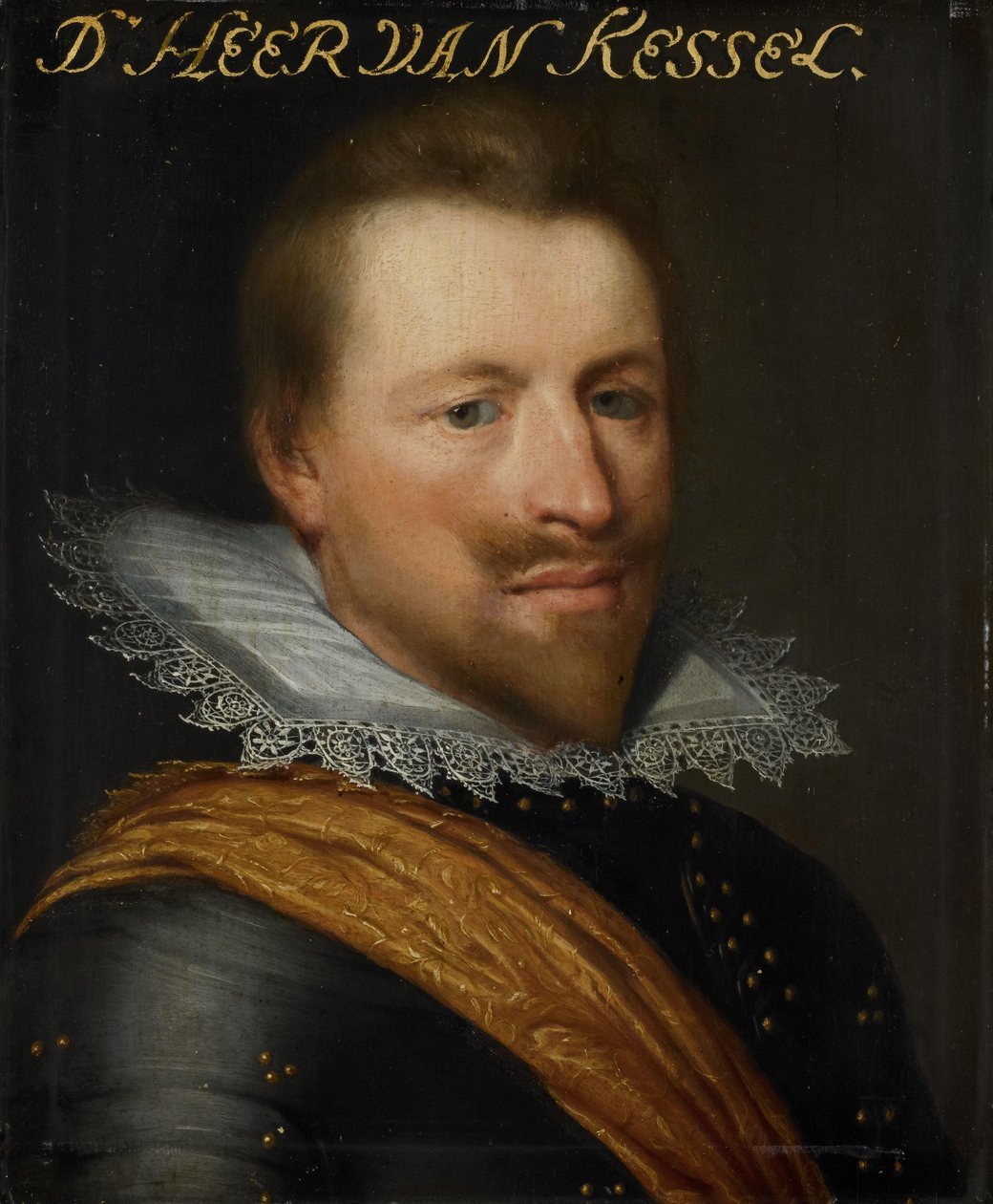 Retrato de Willem Adriaen, Conde van Hornes, Senhor de Kessel e Westwezel, General de Artilharia de Jan Antonisz van Ravesteyn (workshop of)