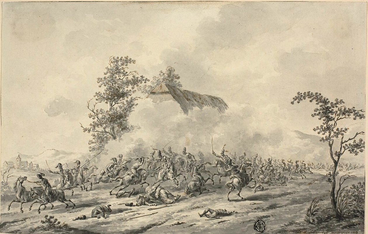 Batalha de cavalaria de Jan Antony Langendijk