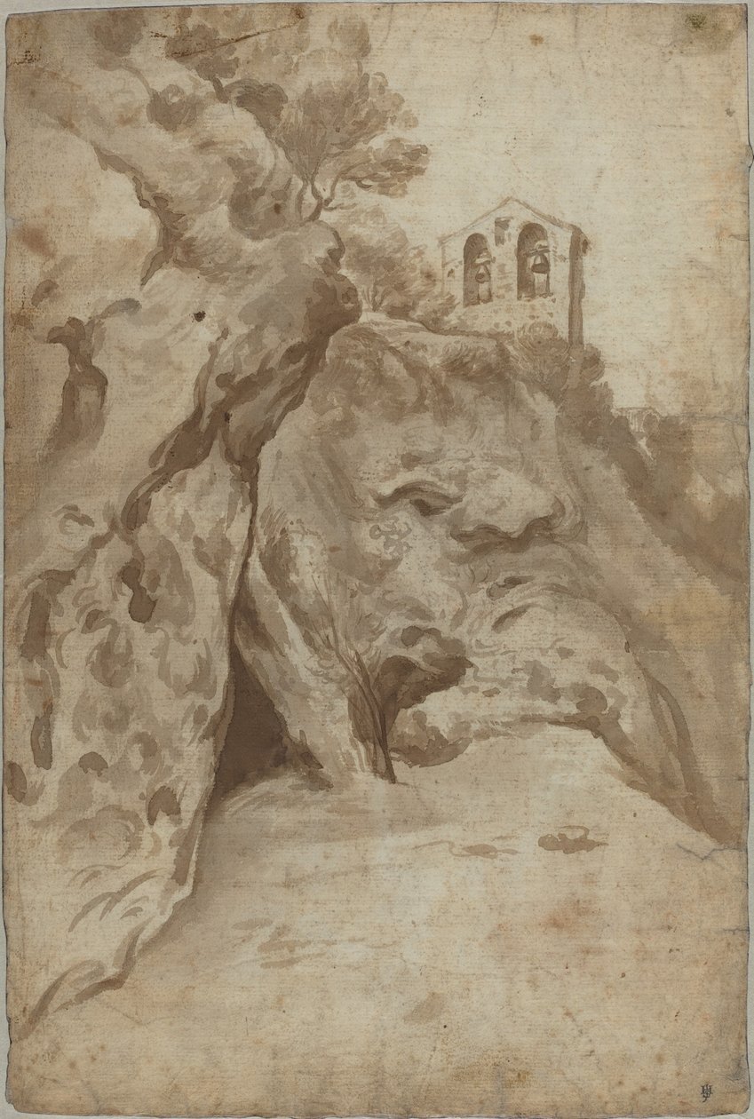Torre da Igreja em uma colina de Jan Asselijn