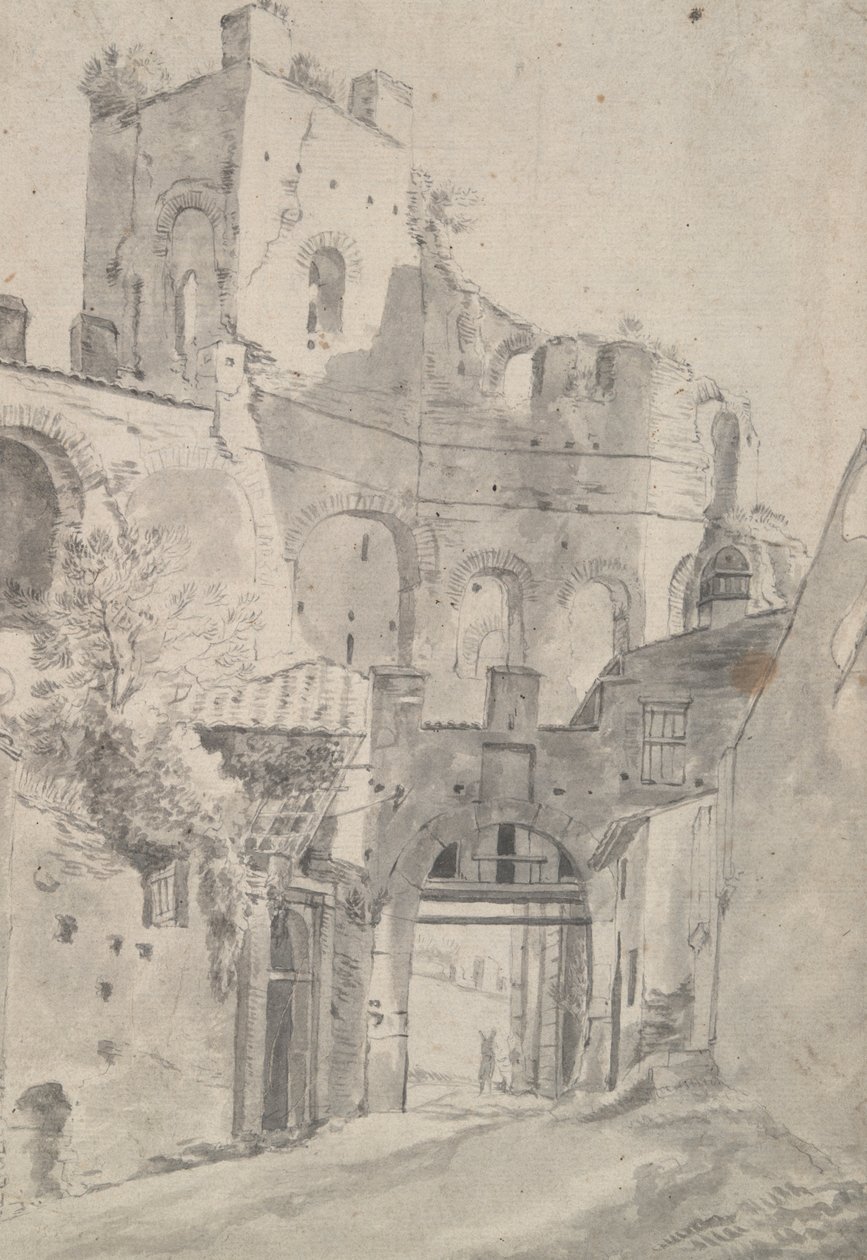 Ruínas Romanas: Torre e Portão de Jan Asselijn