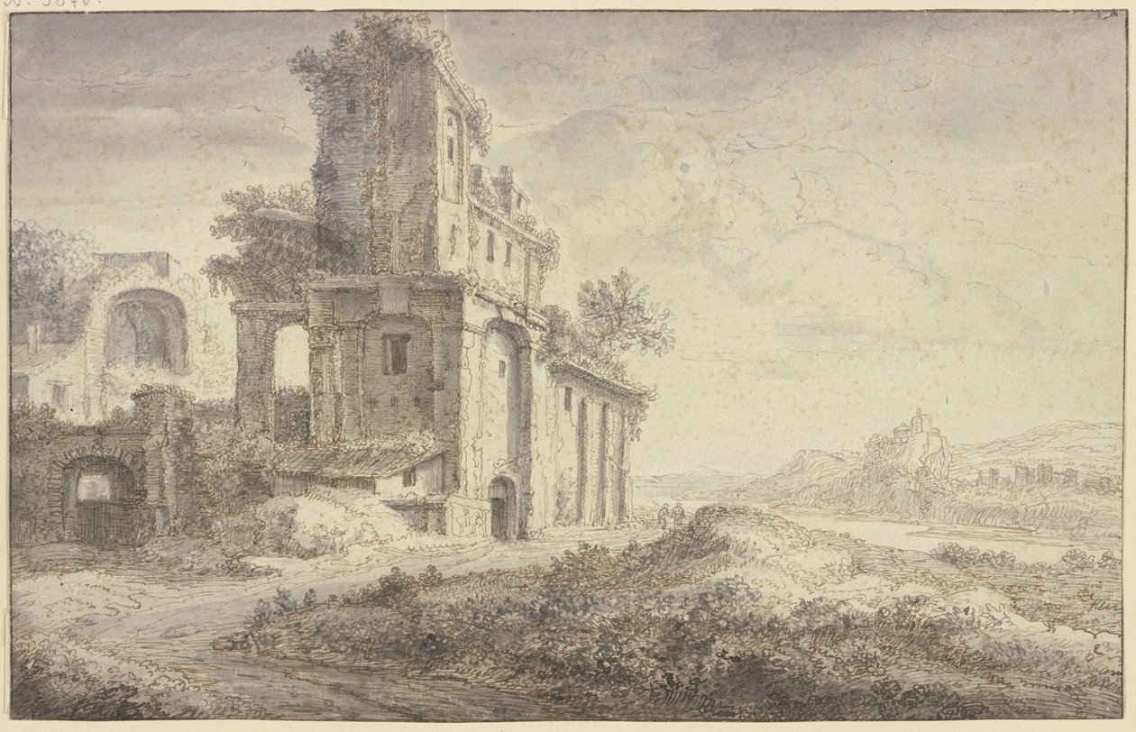 Ruínas romanas de Jan Asselijn