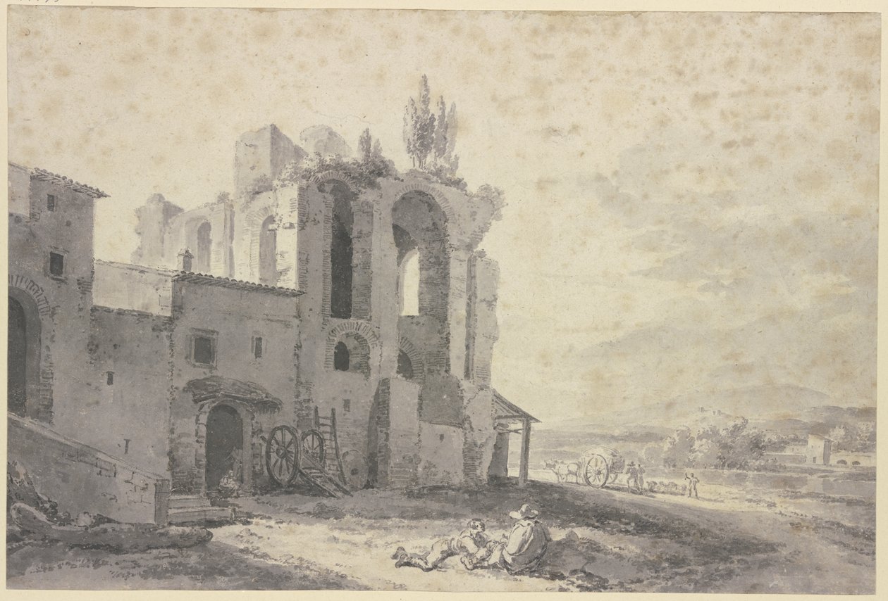 Ruínas romanas de Jan Asselijn