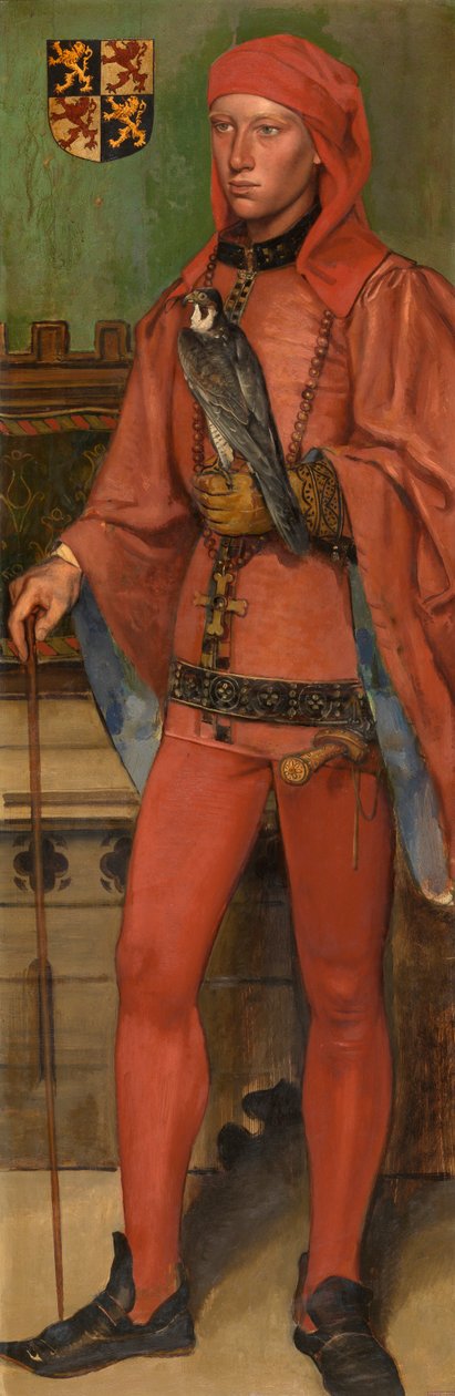 João III, Duque de Brabant (óleo sobre painel) de Jan August Hendrik Baron Leys