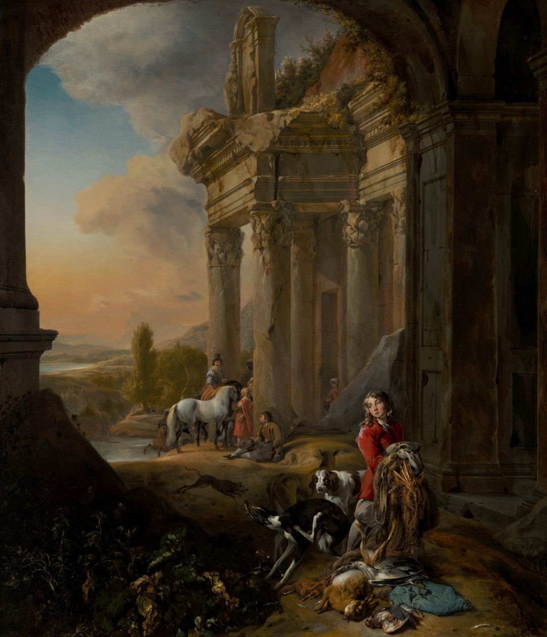 Depois da caça Na de jacht (Depois da Caçada) de Jan Baptist Weenix