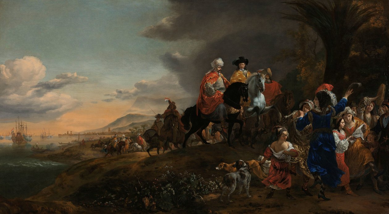 O embaixador holandês a caminho de Isfahan
O embaixador holandês a caminho de Isfahan de Jan Baptist Weenix