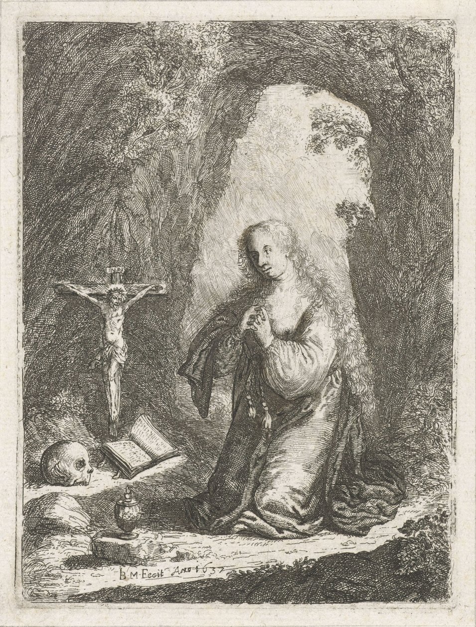 Penitente Maria Madalena de Jan Barentsz. Muyckens