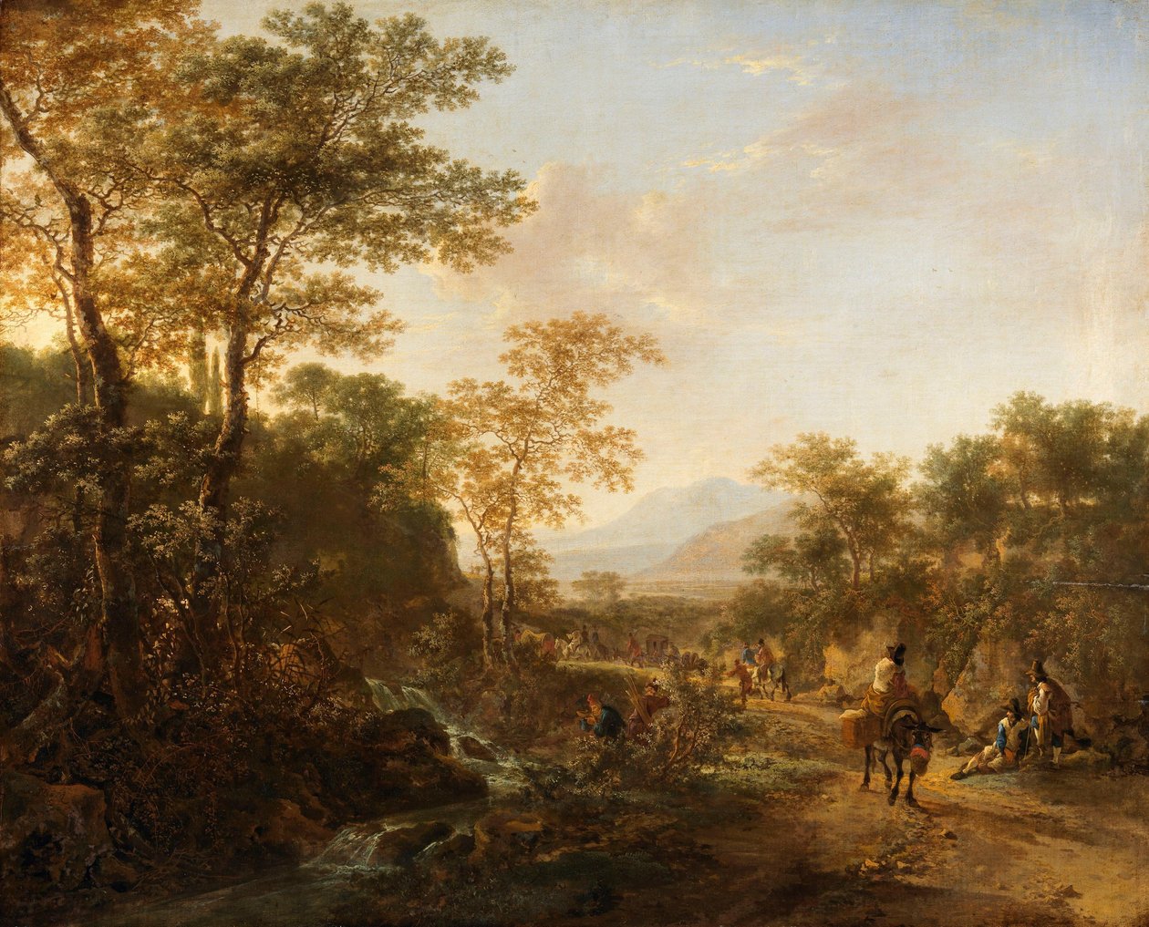 Uma paisagem italiana de Jan Both