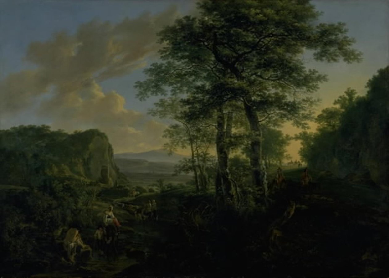 Paisagem italiana de Jan Both