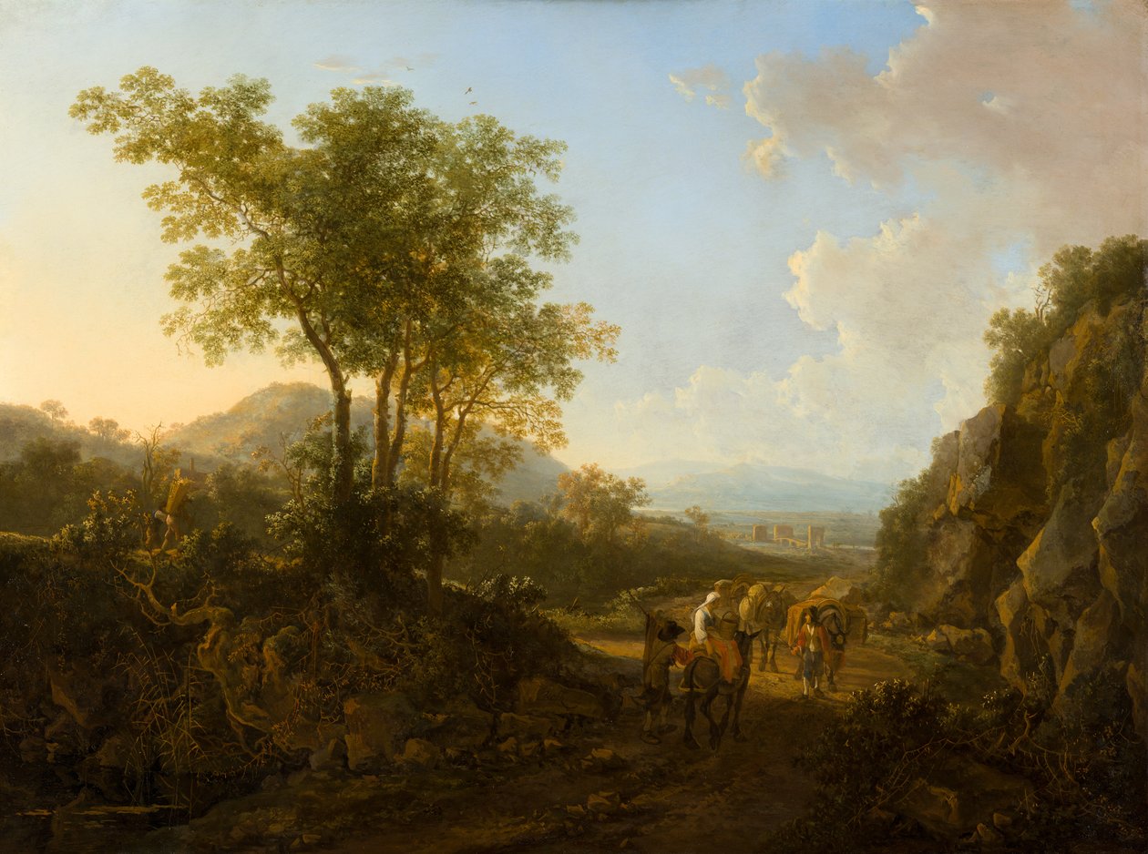 Paisagem italiana de Jan Both