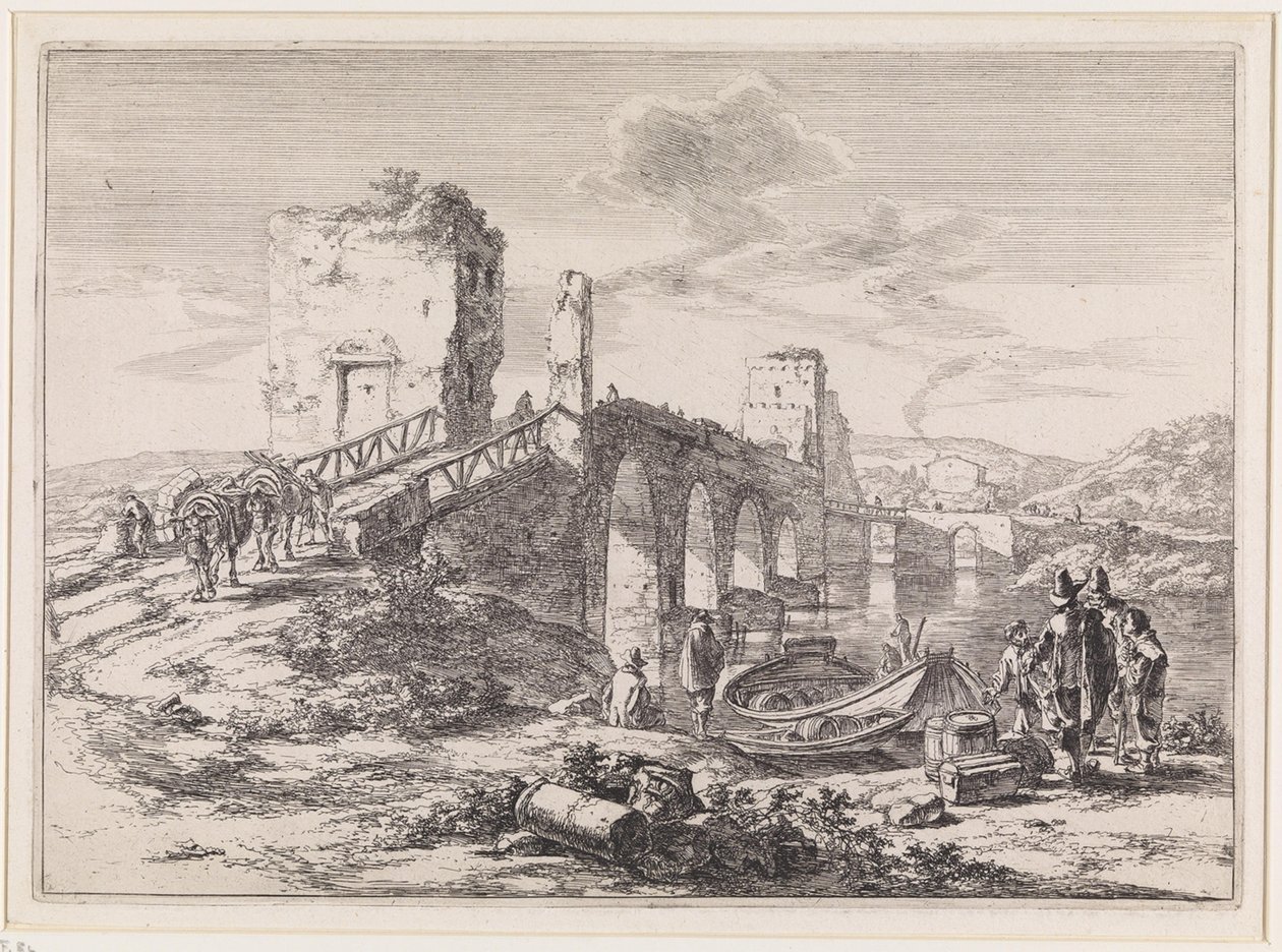Paisagem com ponte, a Ponte Molle de Jan Both