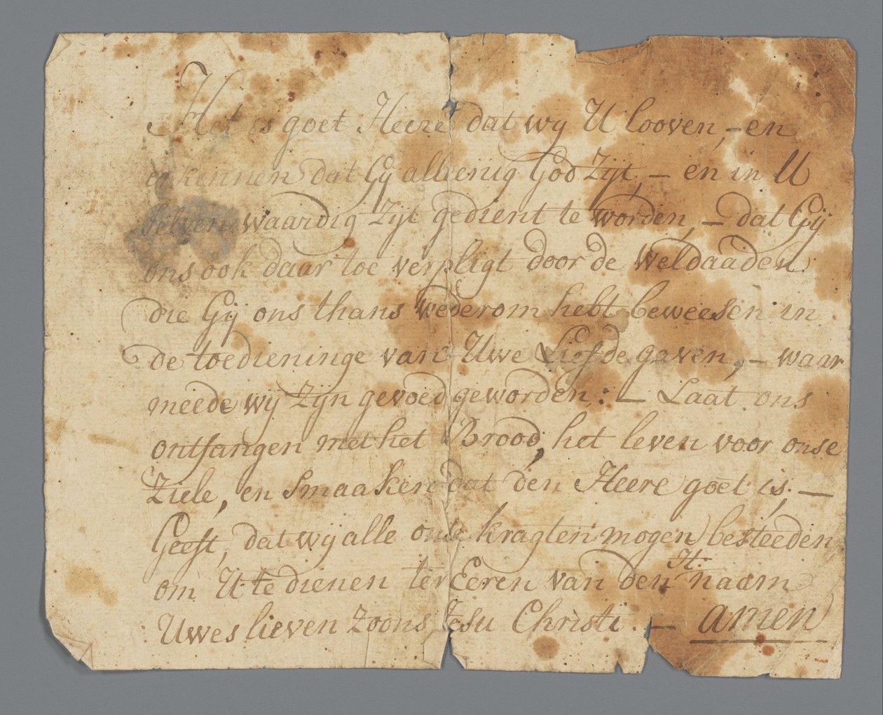 Gebed de Jan Brandes