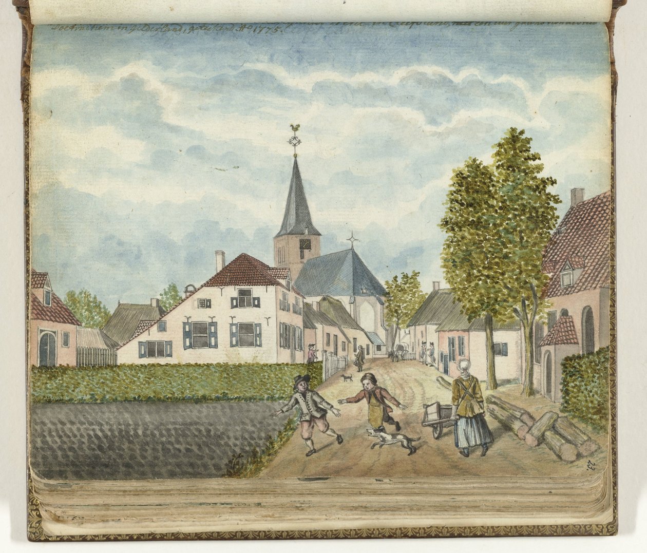 A aldeia de Wehl em Cleefsland de Jan Brandes