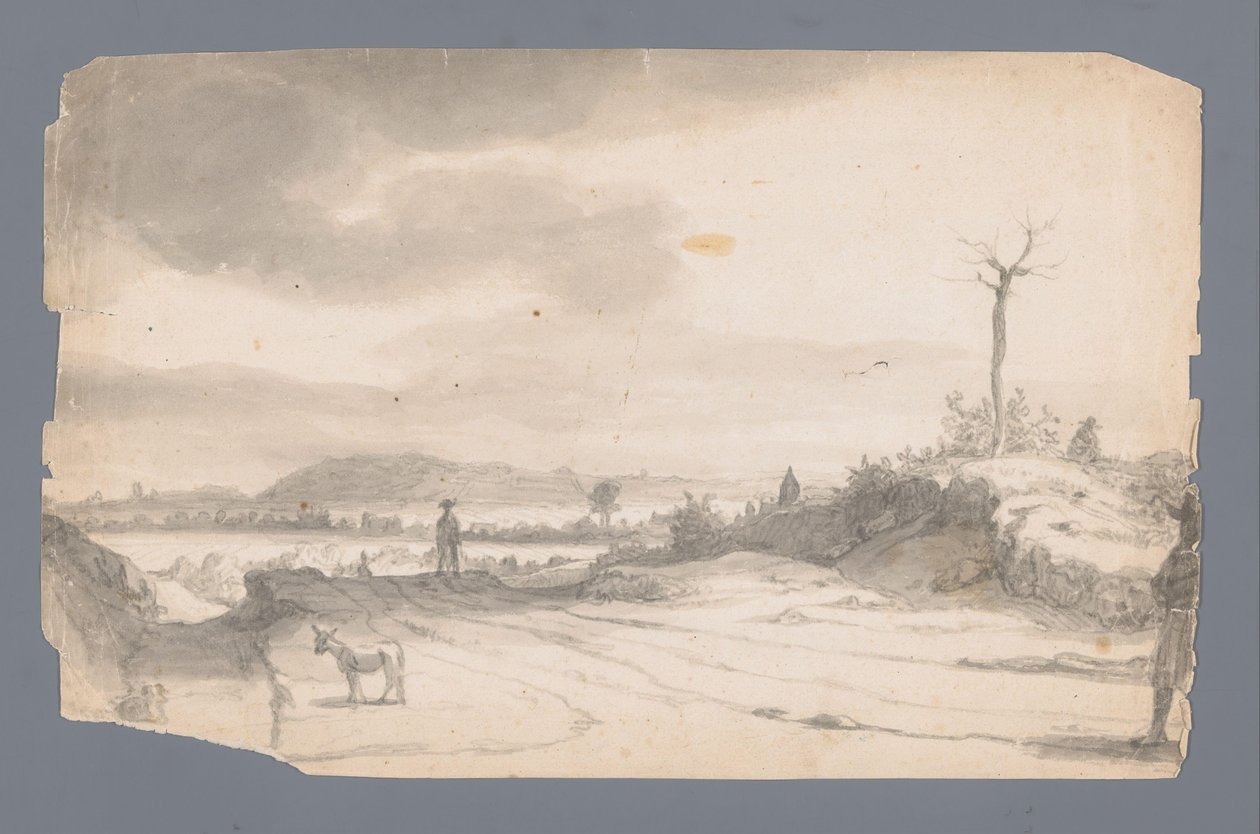 Paisagem perto de Renkum de Jan Brandes