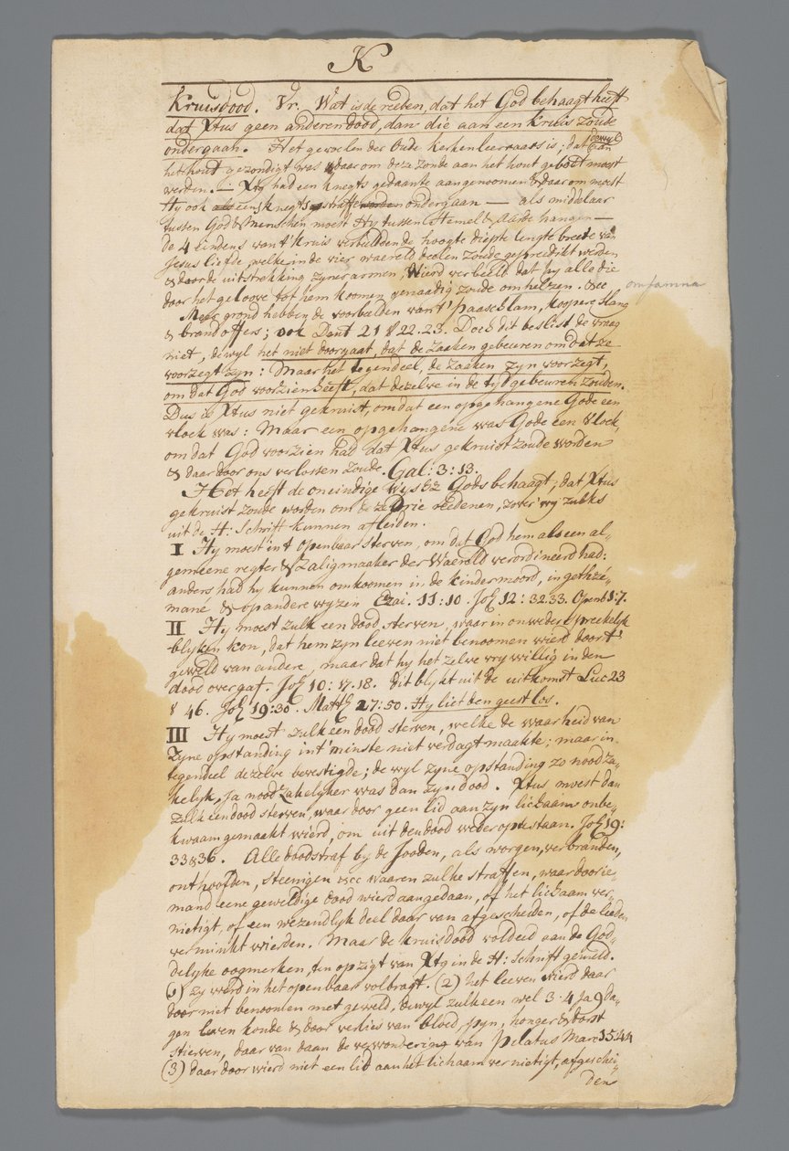 Notas sobre a crucificação de Jan Brandes
