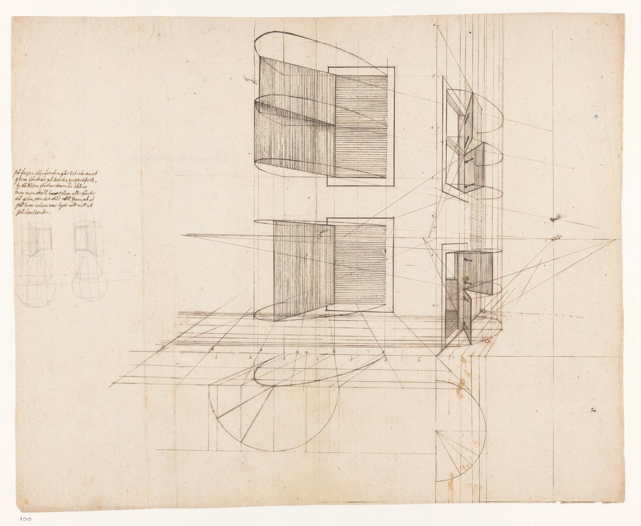 Exercícios de perspectiva de Jan Brandes