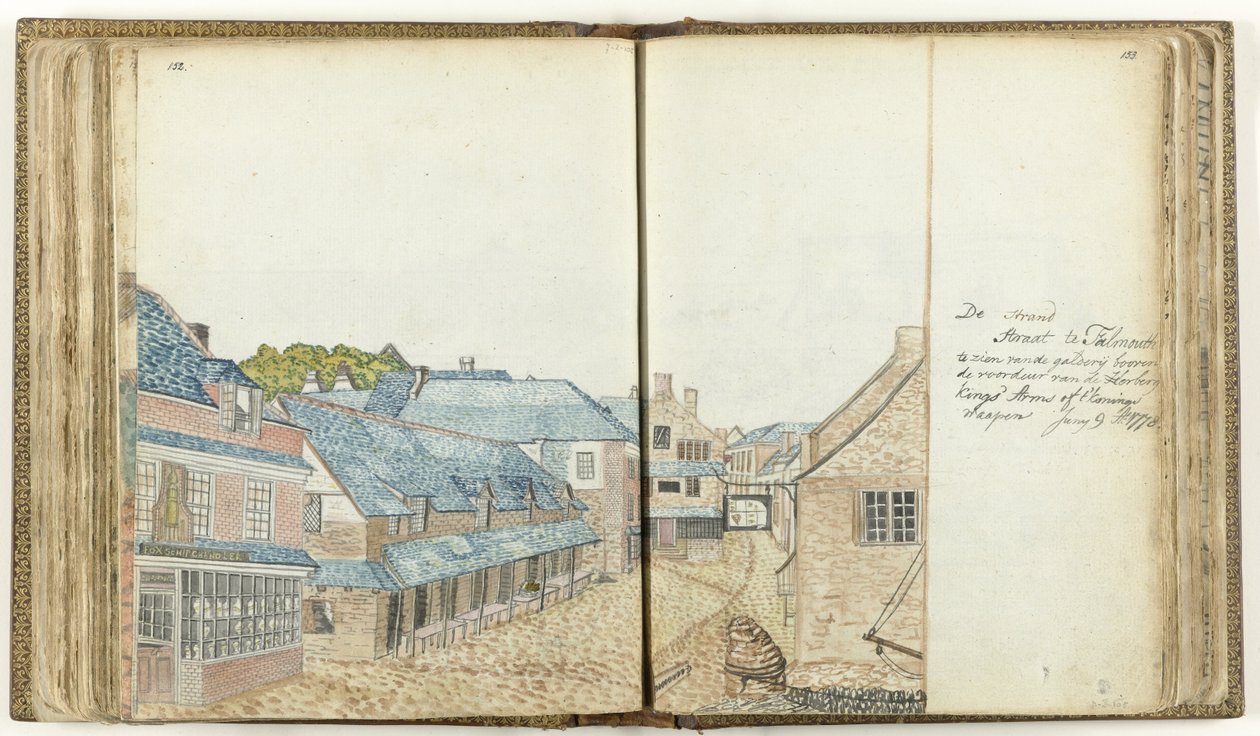 Rua da Praia em Falmouth de Jan Brandes