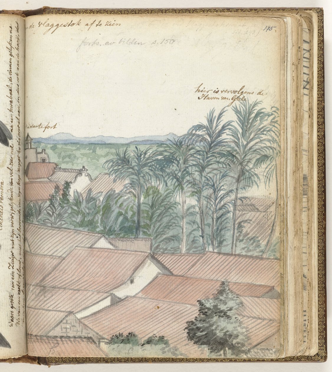 Vista sobre Galle de Jan Brandes