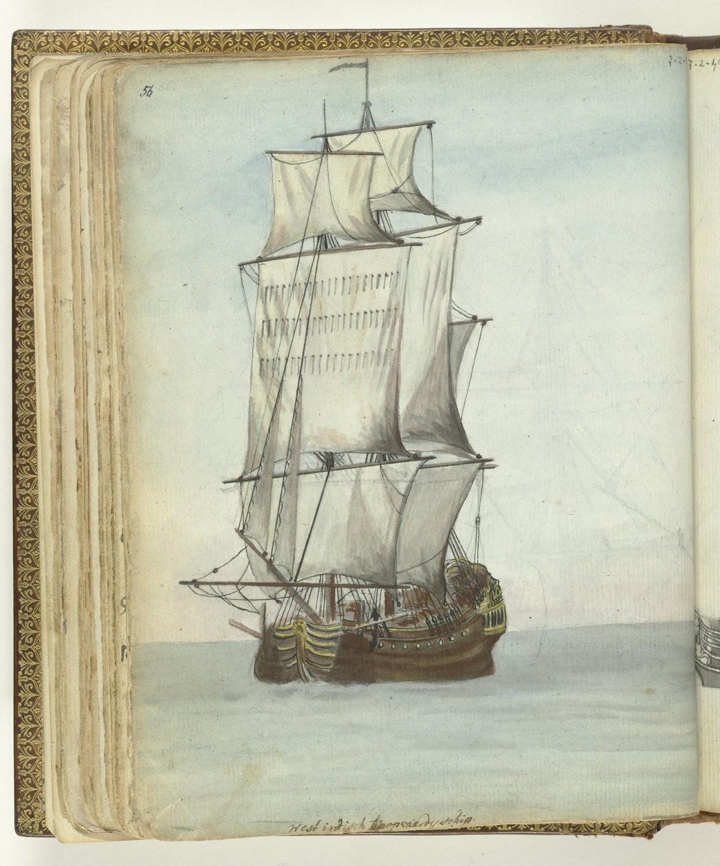 Índio Oeste sob vela de Jan Brandes
