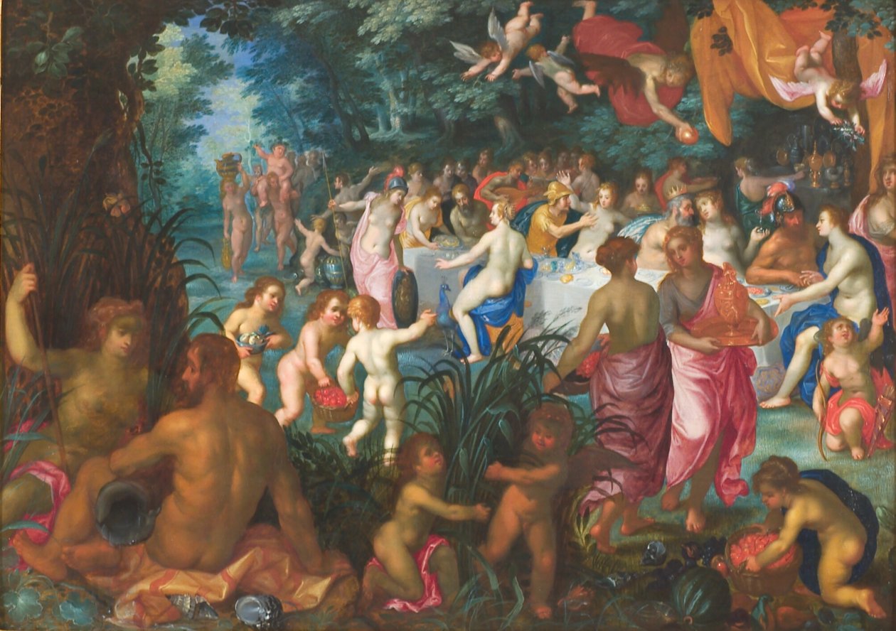 O Casamento de Peleu e Tétis de Jan Brueghel d.Æ.