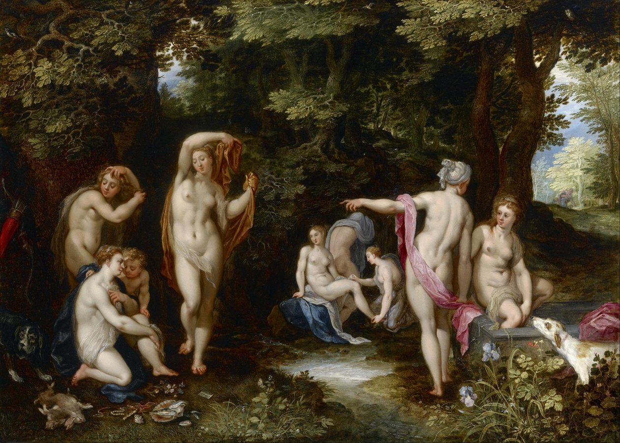 Diana e Actaeon de Jan Brueghel the Elder