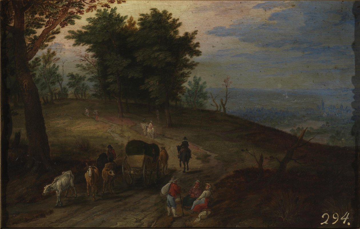 Estrada de montanha de Jan Brueghel the Elder