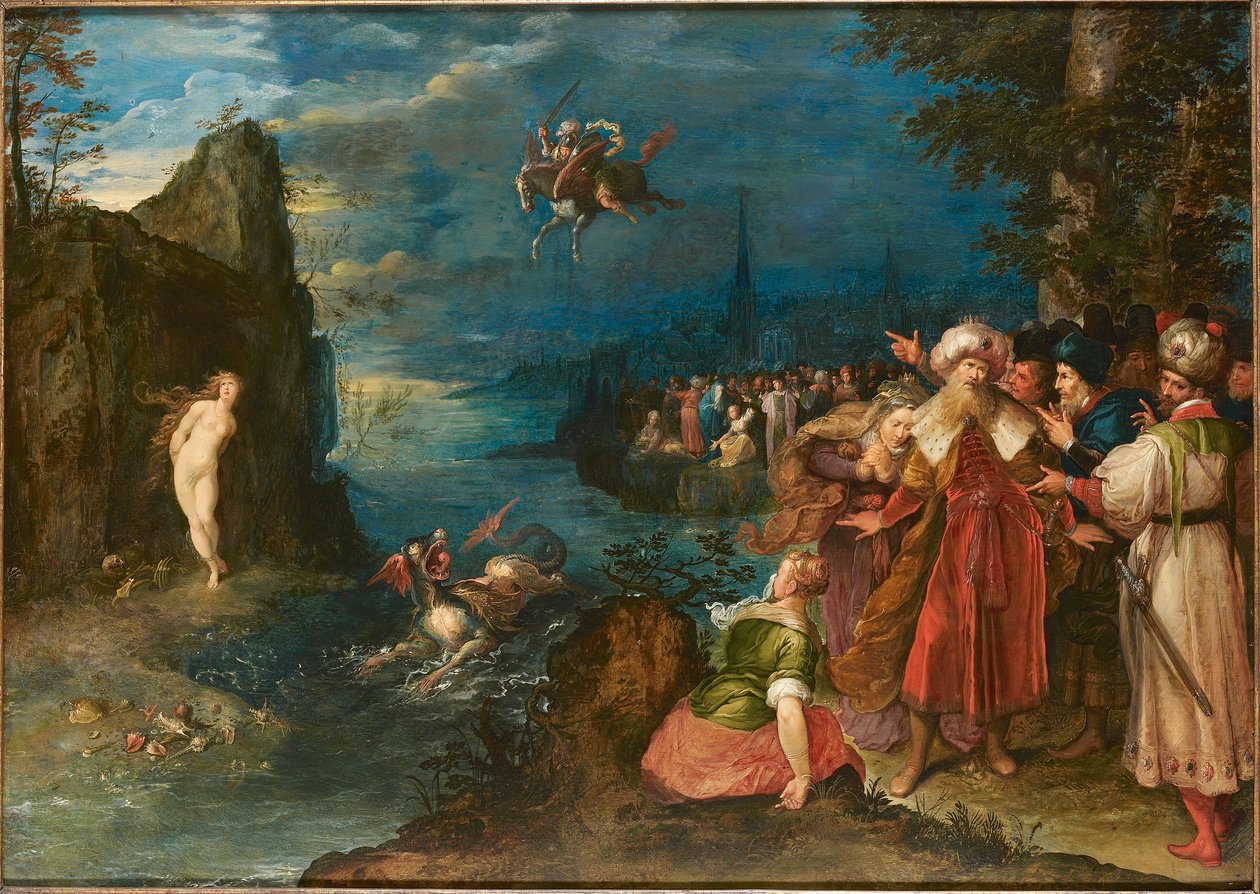 Perseus Freeing Andromeda, ca. 1600-1610. de Jan Brueghel the Elder