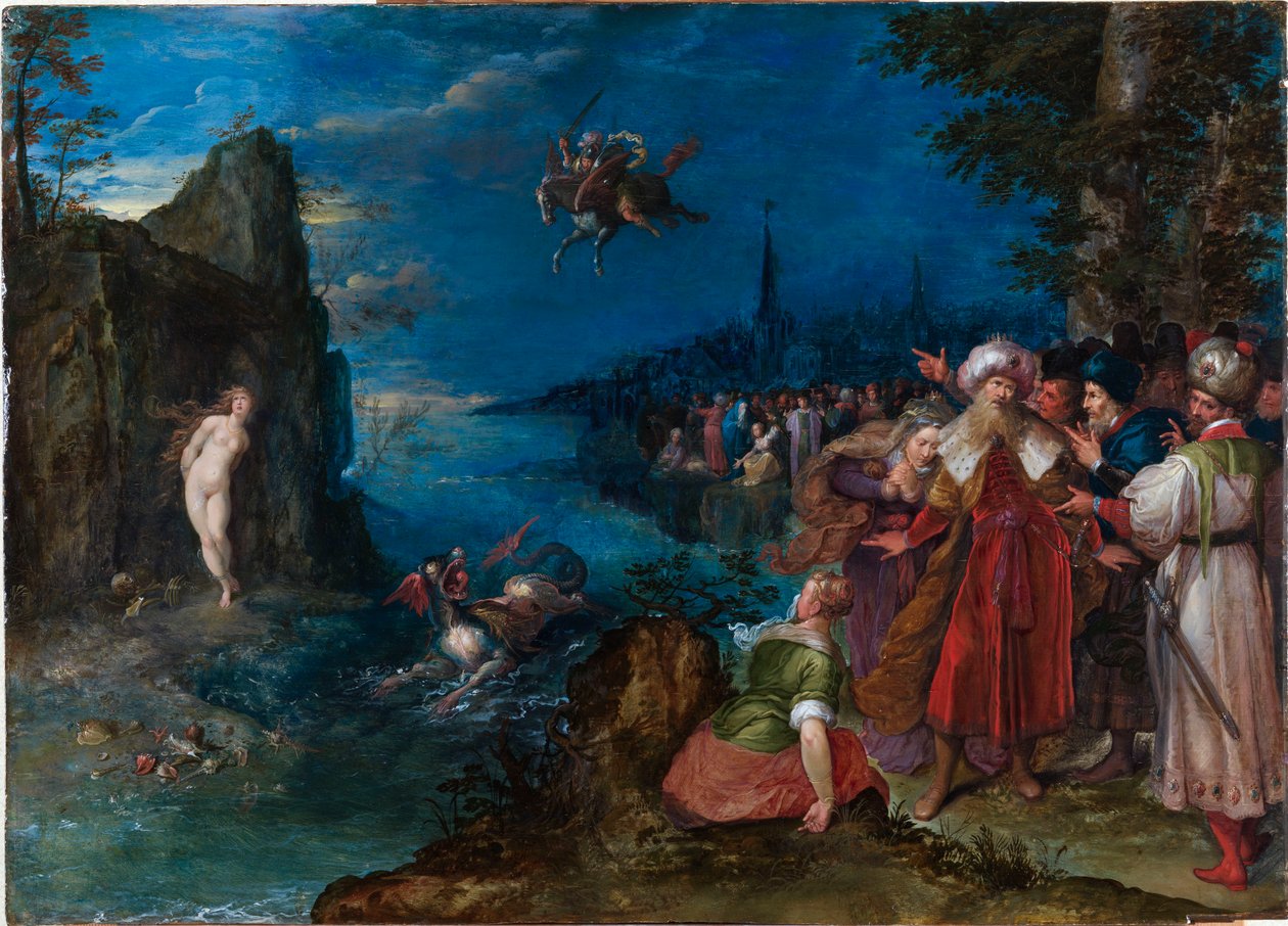 Perseus Freeing Andromeda, ca. 1600-1610. de Jan Brueghel the Elder