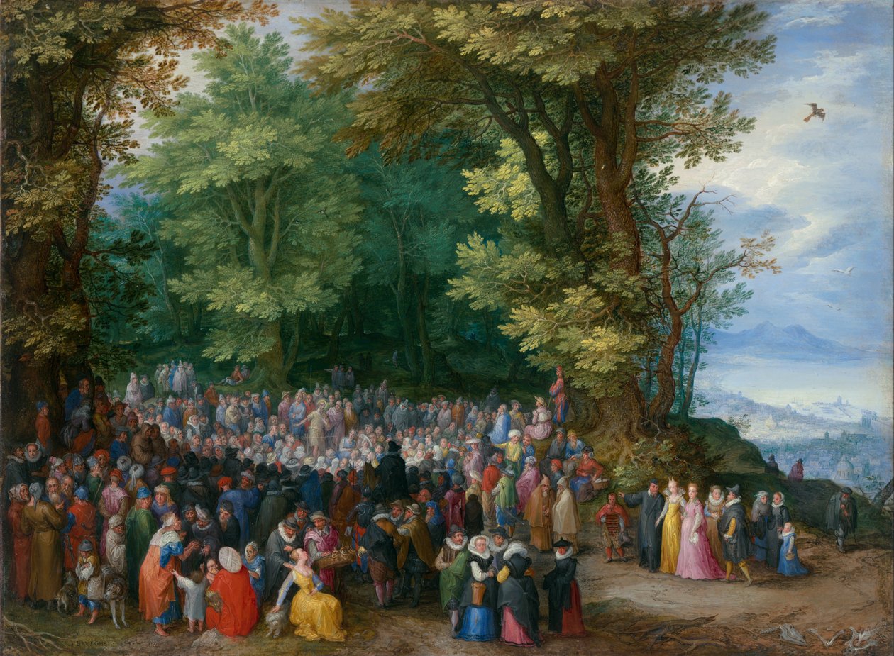 O Sermão da Montanha de Jan Brueghel the Elder