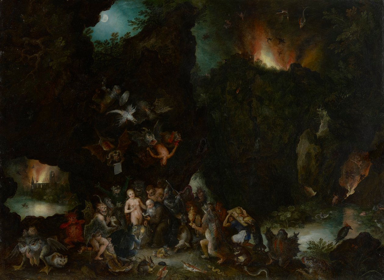 A tentação de Santo António de Jan Brueghel the Elder