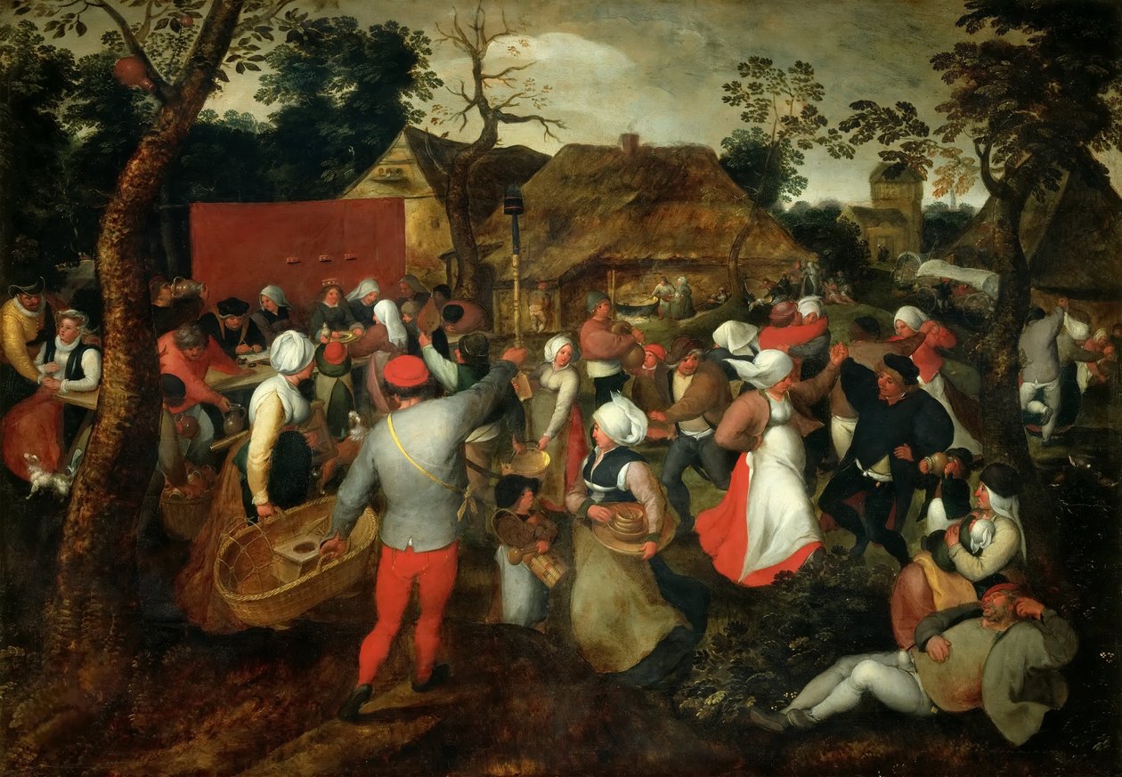 Dança de Casamento, ca. 1600. de Jan Brueghel the Elder