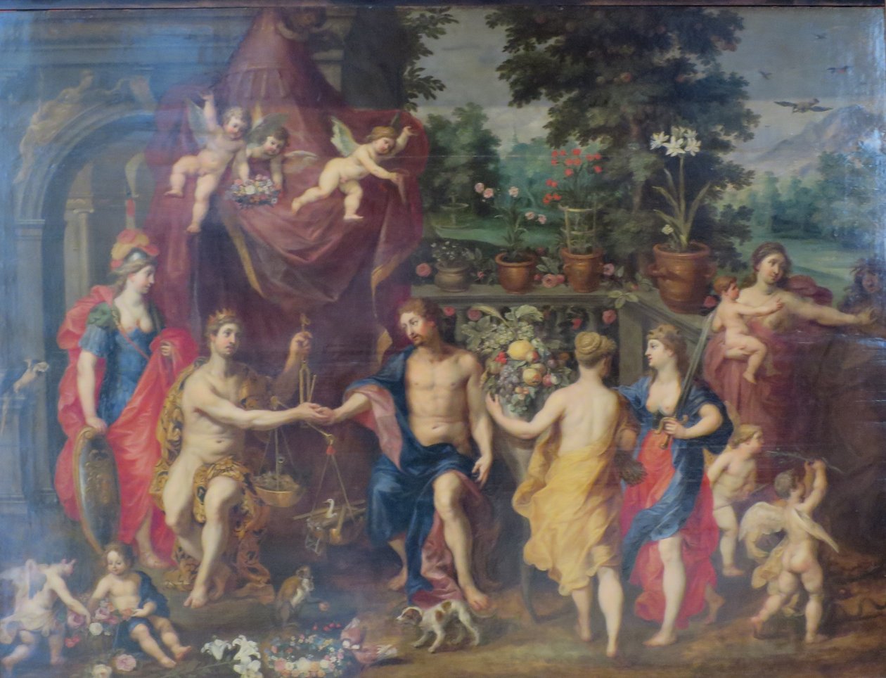 Alegoria da vida virtuosa de Jan Brueghel the Younger