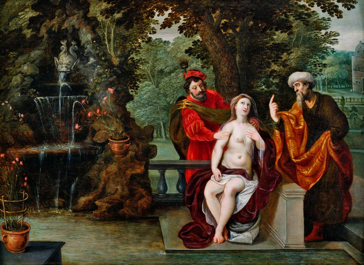 Susana e os anciãos de Jan Brueghel the Younger