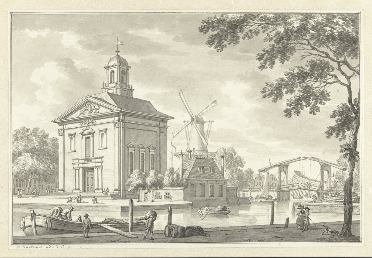 A igreja inglesa em Roterdão de Jan Bulthuis