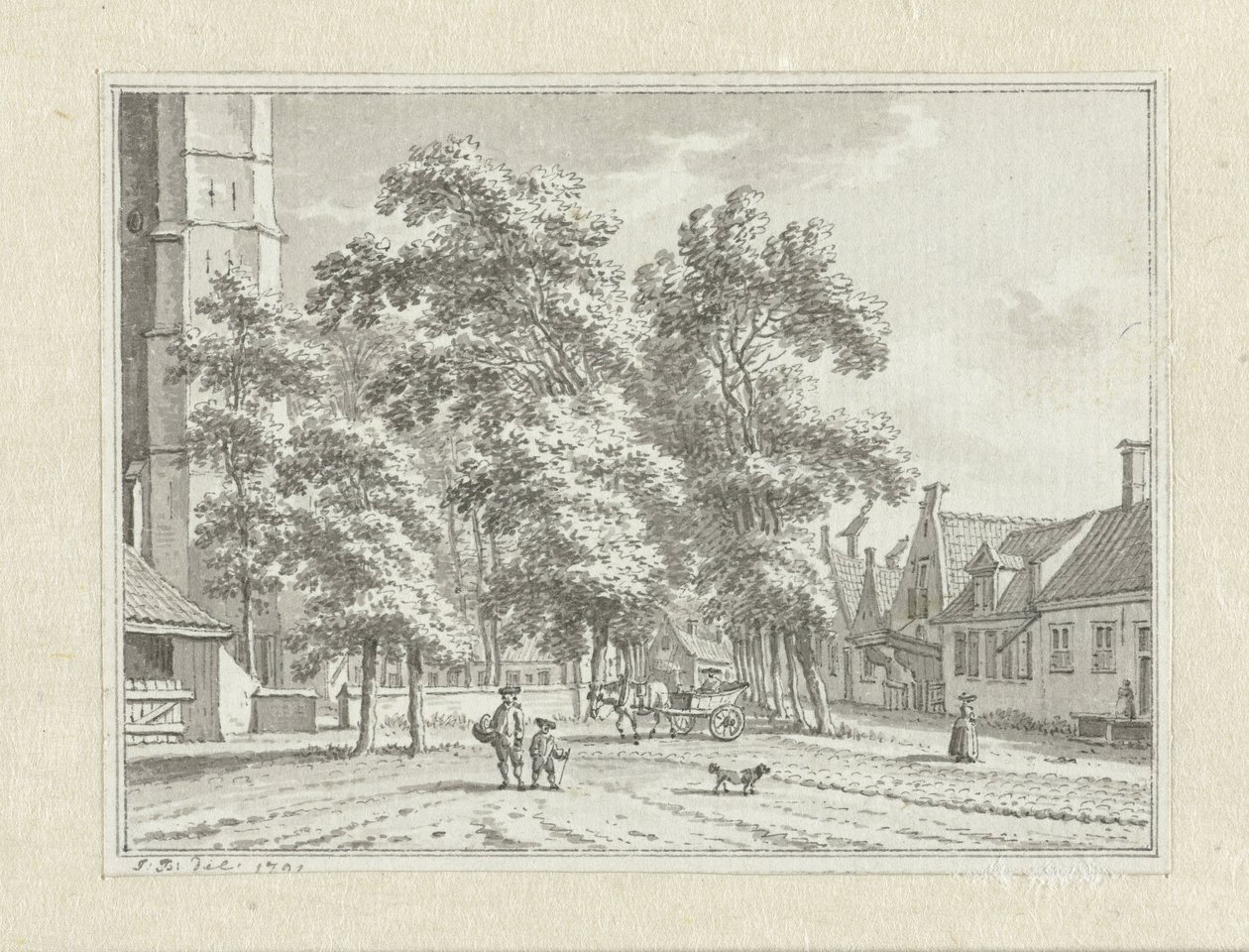 Vista de Serooskerke de Jan Bulthuis