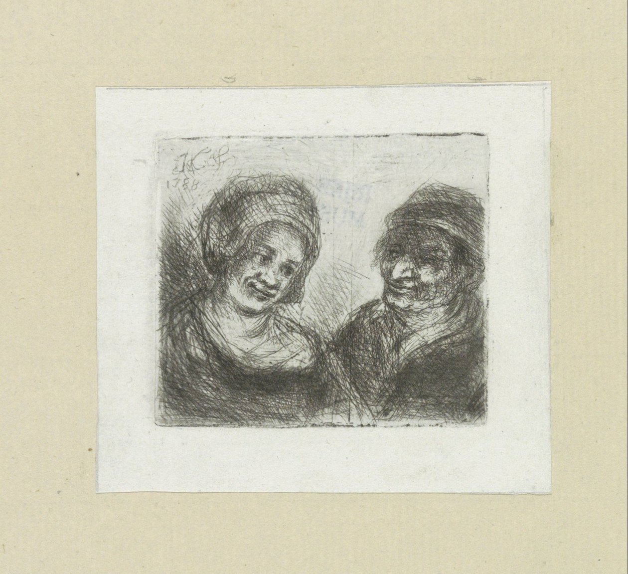 Boer en boerin
A Obra Completa de Etchings de John Chalon / Oeuvre Complette des Eaux Fortes par Jean Chalon (título da série) de Jan Chalon